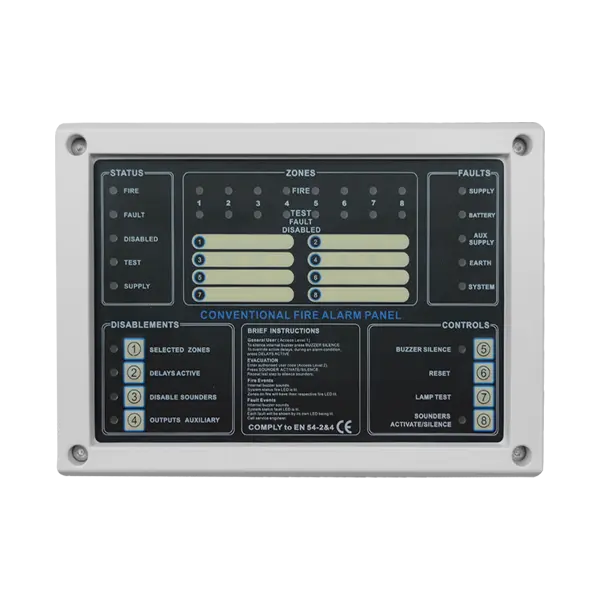 4001-04 Panel Repetidor Convencional LCD